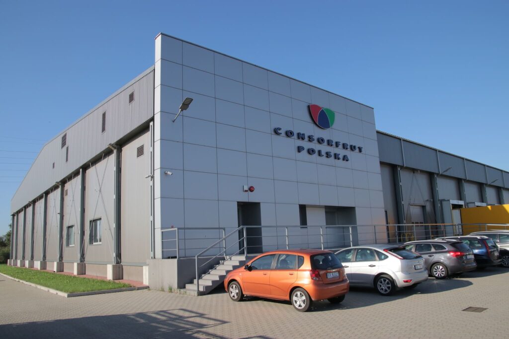Centrum logistyczne CONSORFRUT w Krakowie przy ul. Christo Botewa