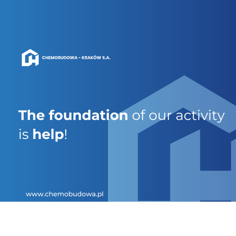 The foundation of our activity is help!