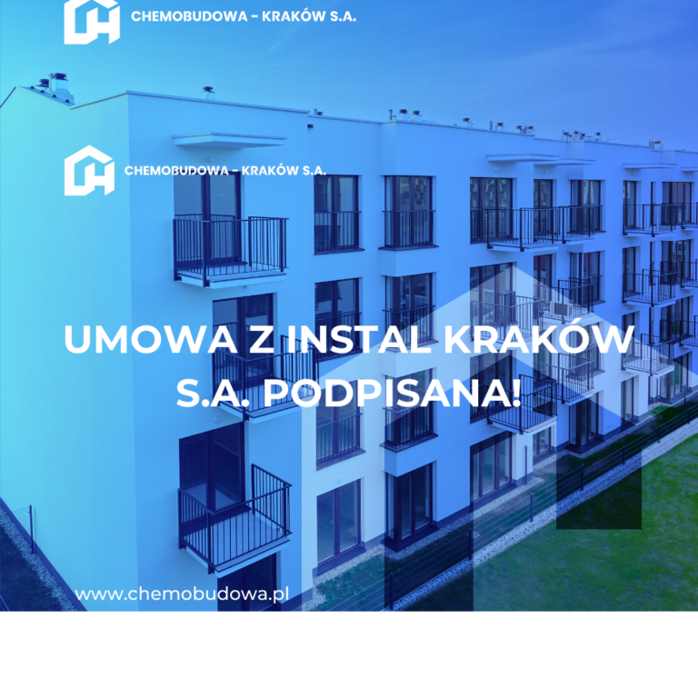 Umowa z Instal Kraków S.A. podpisana
