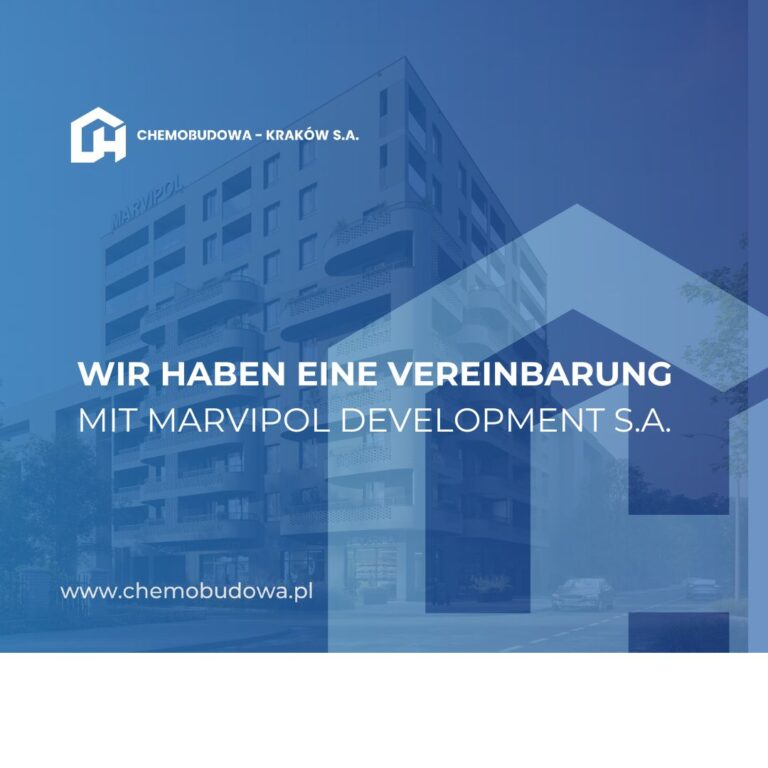 WIR HABEN EINE VEREINBARUNG MIT MARVIPOL DEVELOPMENT S.A.