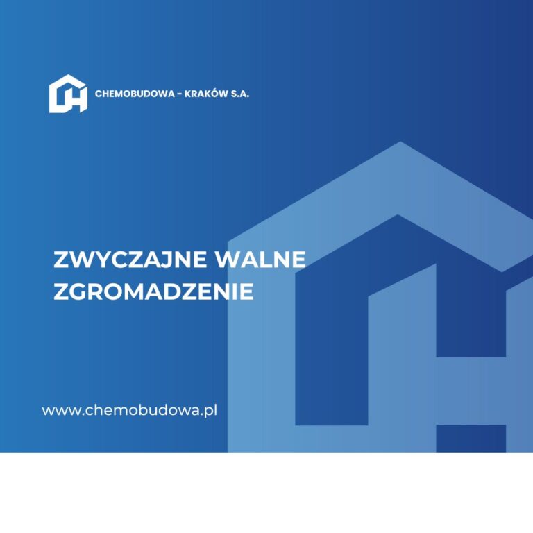 Zwołanie Zwyczajnego Walnego Zgromadzenia