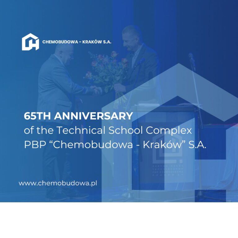 65th anniversary of the Technical School Complex PBP “Chemobudowa – Kraków” S.A.