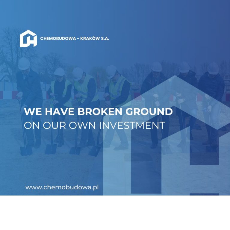 We have broken ground on our own investment!
